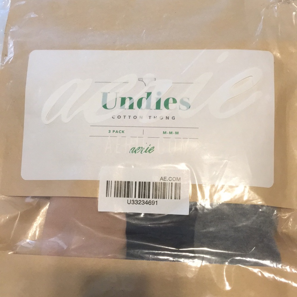 Undies bundle one package comes in 3
